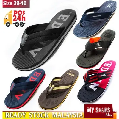 New Ready Stock Nb Fashion Men Sandal Ewin Lelaki Selipar Nb Slippers Size39 45