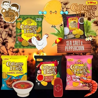Wise Cottage Fries Bbq 60g