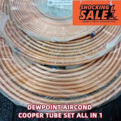 Aircond Set Aircond Copper Tube Made by Daikin with SIRIM 14 2HUN 38 3HUN 12 4HUN Feet Aircon