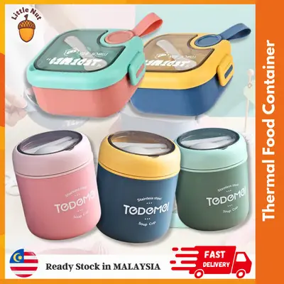 Autumnz Food Jar 450ml Food Container Baby Porridge Flask Food Thermos Stainless Steel Bekas