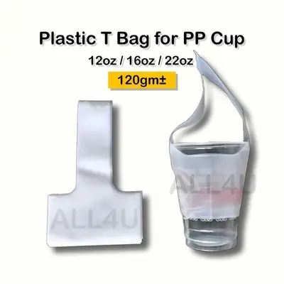 PPE Plastik Plastik Cawan Plastik Tangkal T Saiz 16 22OZ