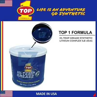 1GRU 10620 Top 1 Hi Temp Synthetic Grease 454g
