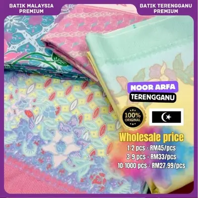 Kain Pasang Batik Crepe Kelantan 4 Meter