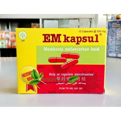 Em Kapsul Ubat Pelancar Haid