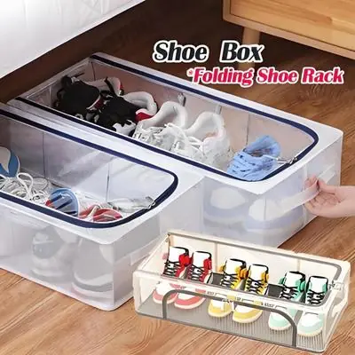 Kotak Kasut Ready Stock Shoe Box New Arrival Kotak Penyimpanan Kotak Kasut Tebal Laci Laci Kasut