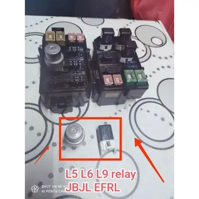Kancil l5 l6 Enjin Jbjl Efrl Relay Fuel Pump Rad Fan ECU Efi