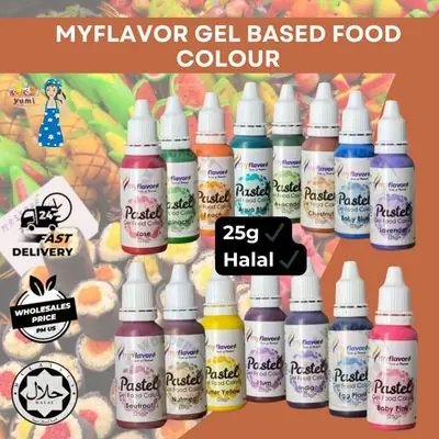 Myflavor Food Colouring Gel Based 25g