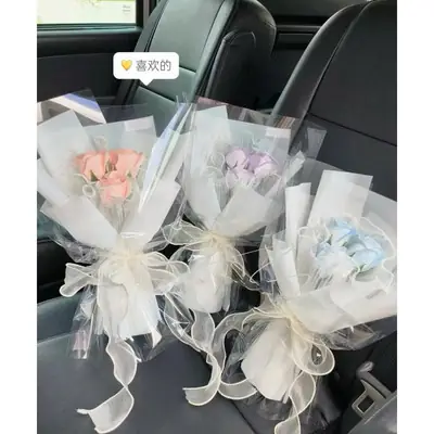 Ready Stock Korean Style Soap Roses Bouquet Bunga Sabun Hari Jadi Anniversary Monthsary Hadiah