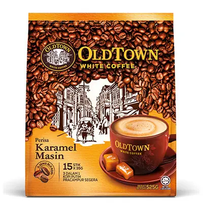 Coffee Hot Item Oldtown White Coffee Salted Caramel Rtd Can Drink 240ml X 4cans Cluster