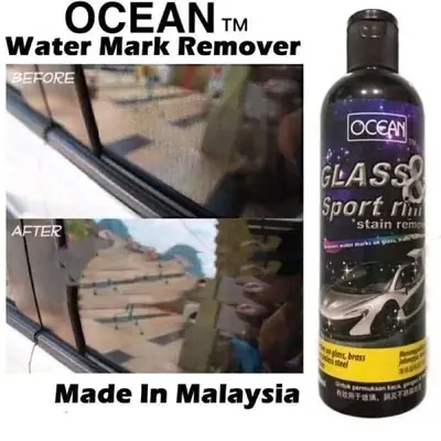 Ocean Glass and Sport Rim Stain Remover 320mlcar Door Glass Watermark Remover Pakai Ini Hilang