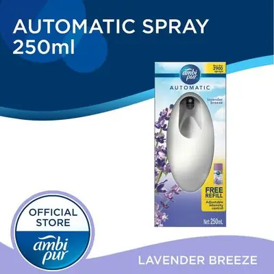 Household Supplies Ambi Pur Instantmatic Automatic Spray Kit Free Refill Lavender Breeze 250ml