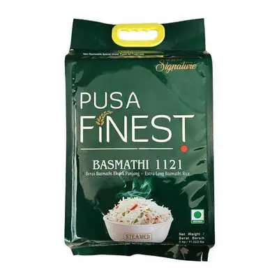 Jati Signature Pusa Finest Basmathi 1121 Rice Beras Basmati 2kg