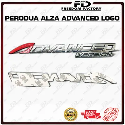Emblem Logo Alza Advanced Version Perodua Alza