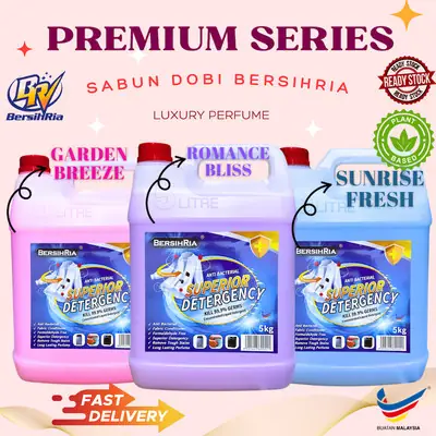 Sabun Basuh Baju Mahkota 40kg Dobi Pakaian Indoor Drying Kekal Wangi