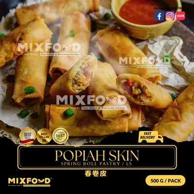 Penang Butterworth Area Only Kg Pastry Kulit Popiah Spring Roll Pastry 500g 40pcs