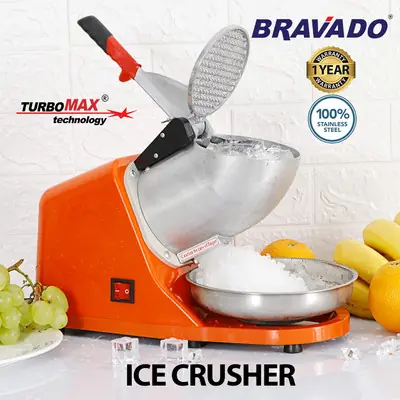 Mesin Pengisar Ais Kacang Mesin Ais Kacangabc300w Double Blade Ice Crusher Shaving Ais Kacang