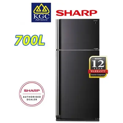 Sharp 400l 2 Door J Tech Inverter Technology Refrigerator Sj406mss