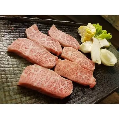 Kagoshima Wagyu A5 Halal Japanese Wagyu Yakiniku Bbq Slice 80gram to 100gramwe Only Deliver to Kl