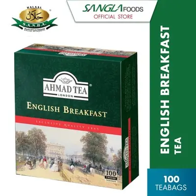 Halal Ahmad Tea 100 Tb Bags Green English Breakfast Earl Grey Jasmine