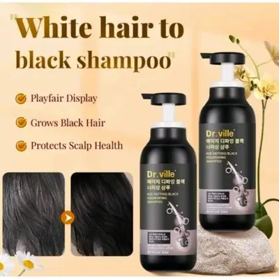 Pewarna Shampoo Hitamkan Rambut Buih Hitam Warna Tumbuhan Cincin Warna Hitam Syampu Wanita Pewarna