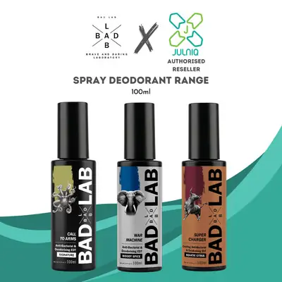 Bad Lab Call to Arms Anti Bac Deodorant Spray 1X100ML Ready Stock Fastt Shipping