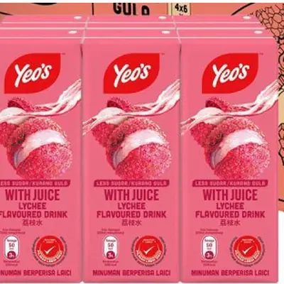 Yeos Minuman Berperisa Laici Rv