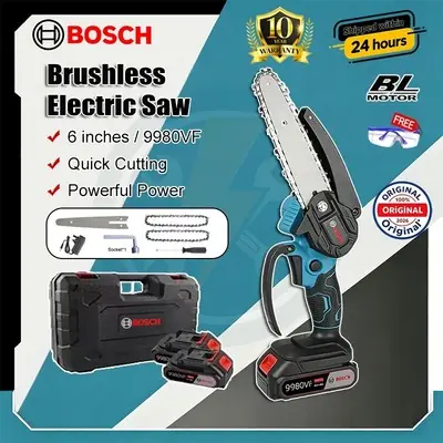 Chainsaw Yamaha Chainsaw High Power Household Rechargeable Portable Logging Saw Woodworking