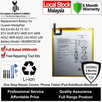 100 Ori Huawei Mediapad m3 84 Mediapad m5 84 Lte Battery Sht W09 Sht AL09 Battery Hb2899c0ecw