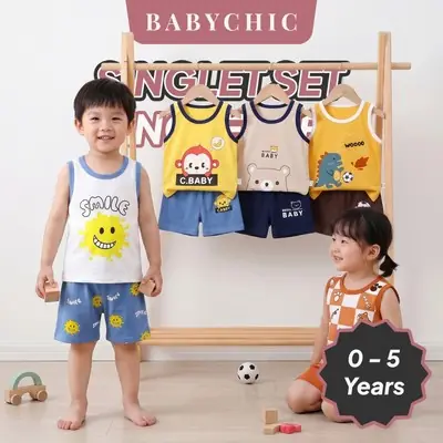 Ready Stock Baju Baby Baju Baby Murah Baju Baby Lelaki Baju Bayi Bayi Kot Musim Panas Comel Kapas