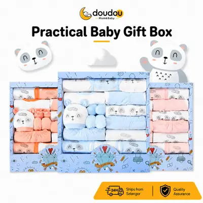 Baju Baby Newborn Newborn Baby Clothing Set Barang Baby Bayi Conjoined Clothing Spring dan Autumn