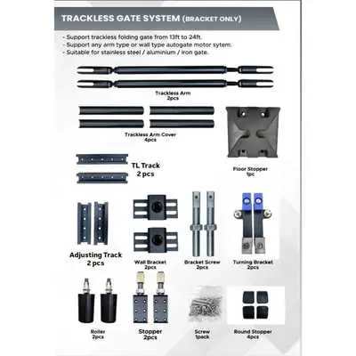 Trackless Folding Autogate System 211TL