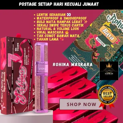 Maskara Rohina Mascara Waterproof Maskara 2 in 1 Waterproof Maybeeline Maskara