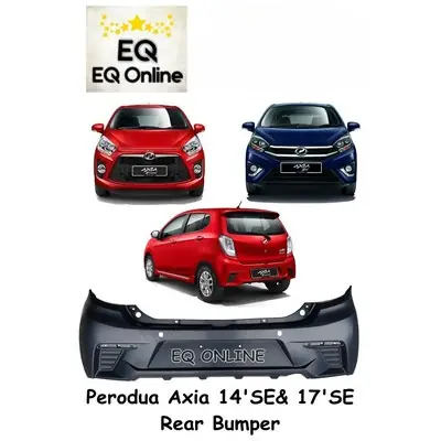 Perodua Axia Se Rear Bumper New