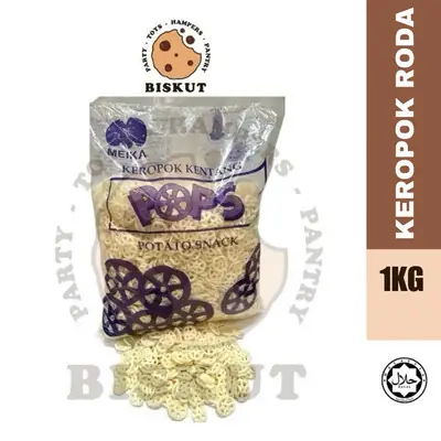 Biskut Timbang Potato Snack Keropok Roda 200g