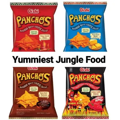 Doritos Oishi Panchos Maitos Tortilla Chips Snacks Makanan Ringan