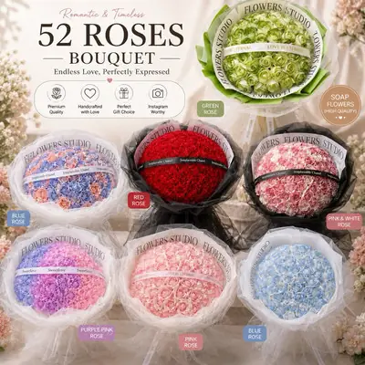 Redmerahartificial Flower Bunga Khawinbiruorkidbaby Breath Bunga Hantarandahliapeonyroselilybunga