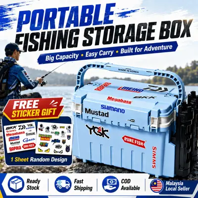 Ready Stock Fishing Toolbox Gelam Memancing Kotak Ikan Tong Ikan Hidup Tong Ikan Tong Ikan EVA