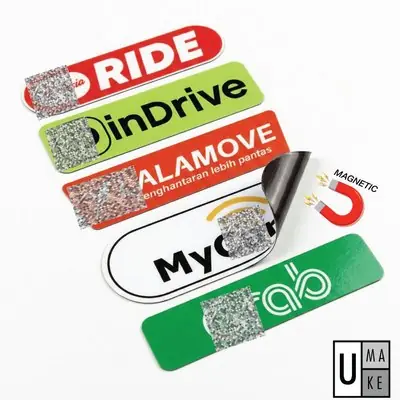Ready Stock Grab Magnetic Car Sticker
