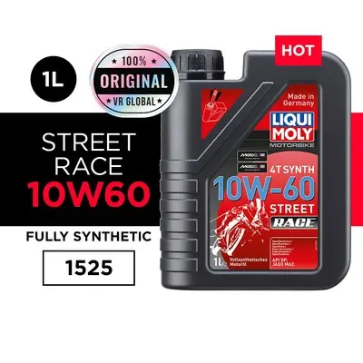 Original Liqui Moly 1l 10W40 15W50 Street Engine Oil 4T Semi Synthetic Made in Germany Minyak