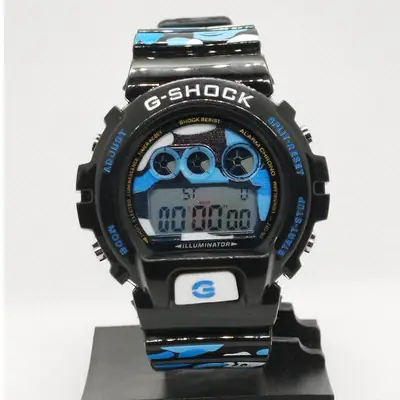 G Shock DW6900 Black Colourgarfieldfifagreenblue