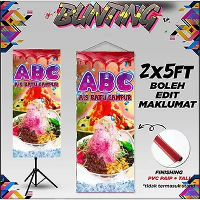 Set Ais Batu Campur Abc 13 Jenis Bahan2 Diperlukan