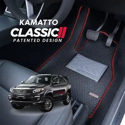 Toyota Fortuner 2008 2020 2ND Gen Rubber Mat Car Door Mat Anti Slip Cup Pad Tam Auto Mart Car