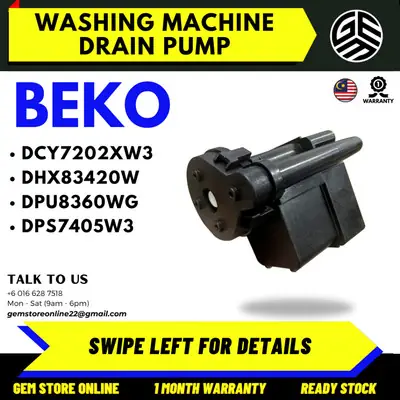 Beko Wte12745x0d 12kg Prosmart Inverter Front Load Washing Machine