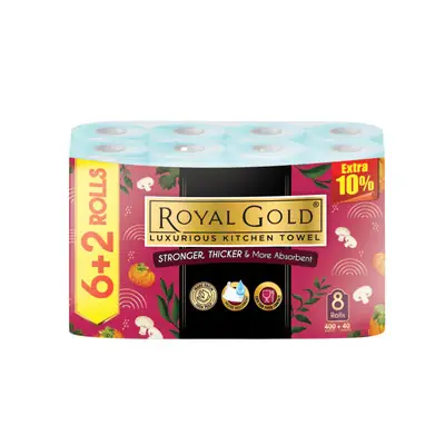 Royal Gold Kitchen Tissue Kitchen Towel 6 Rolls
