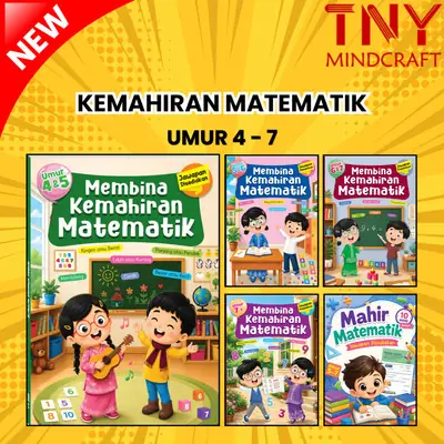 Myb Buku Latihan Aktiviti Prasekolah untuk Pelajar Umur 45 Tahun 6 Subjek Berbeza Edaran