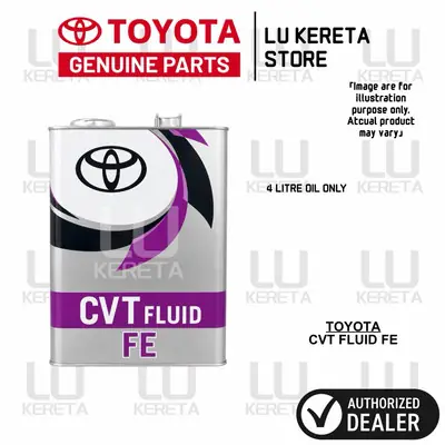 08886 02505 Toyota CVT Fluid Fe 4 Liter