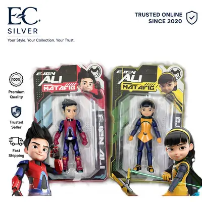Wktoy Ejen Ali Ejen Alicia Ejen Rizwan Action Figures