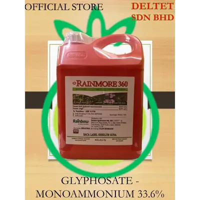 4l Rainmore 360sama Dengan Ammo Supre Glyphosate 336racun Rumput Lalang Anak Sawit Liar