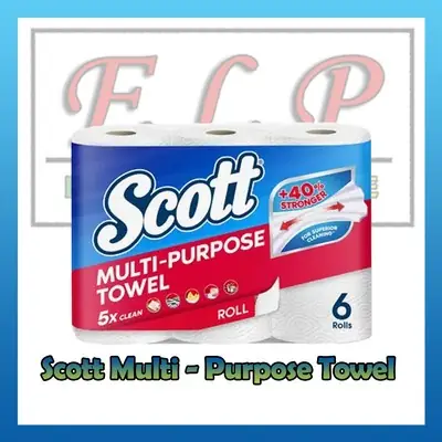 Scott Multi Purpose Towel Kitchen Towel Roll X 60sheets