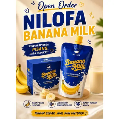 Susu Kurma Pisang Nilofa Set by Neelofa Free Gift Available